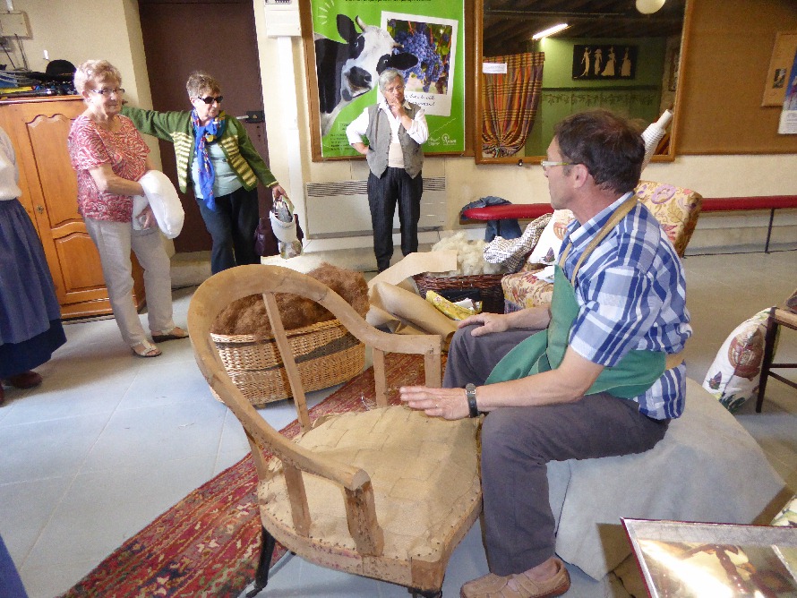 Denis Coutil, artisan tapissier